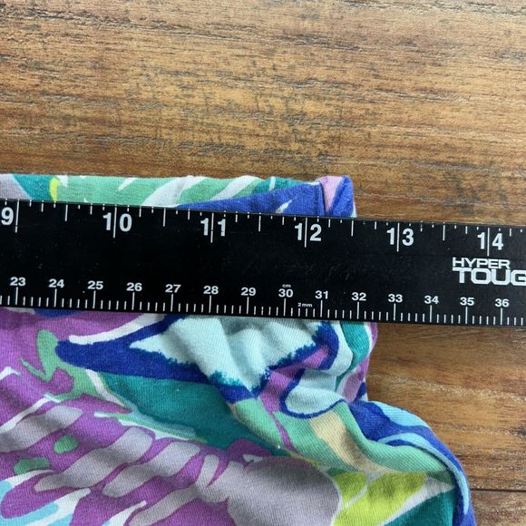 Lilly Pulitzer Womens Pull On Knit Pants XS Floral Multicolor Stretch Flare‎ Leg - Picture 6 of 8